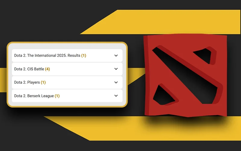 Start playing with Melbet and bet on Dota 2.